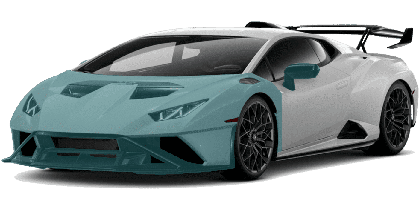 THE PPF lamborghini huracan STO paint protection film half wrap