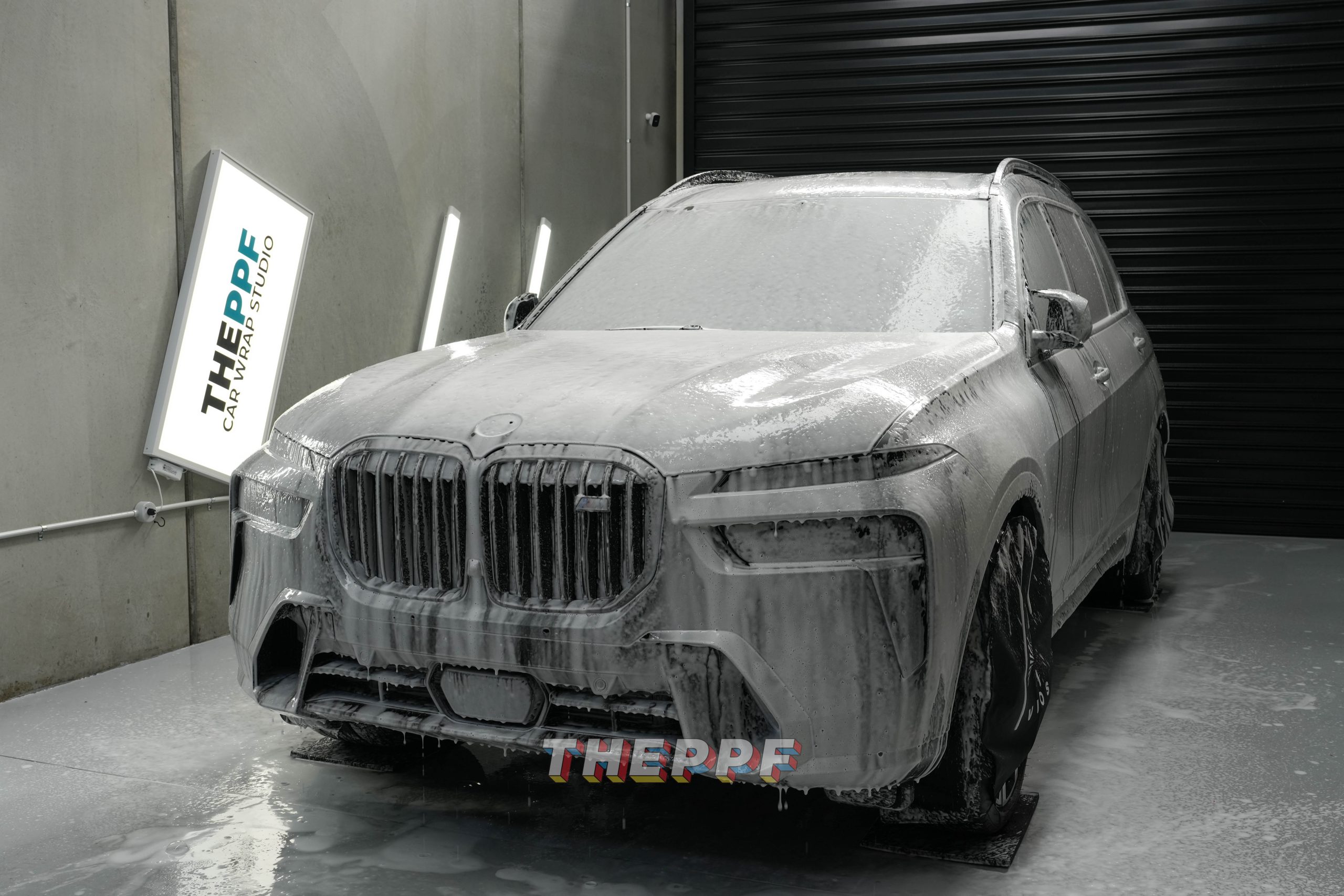 the ppf bmw x7 m car paint protection film wrap auckland