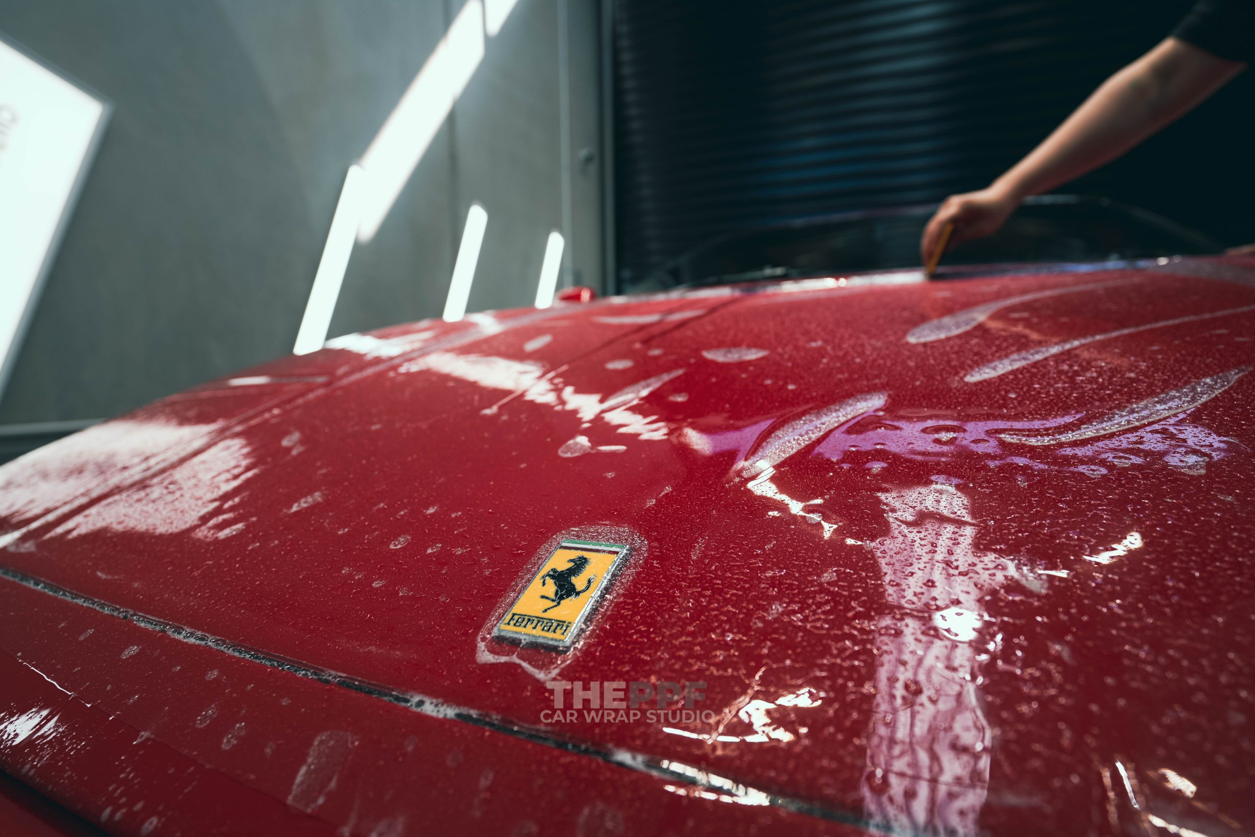 the ppf ferrari f355 car paint protection film wrap auckland