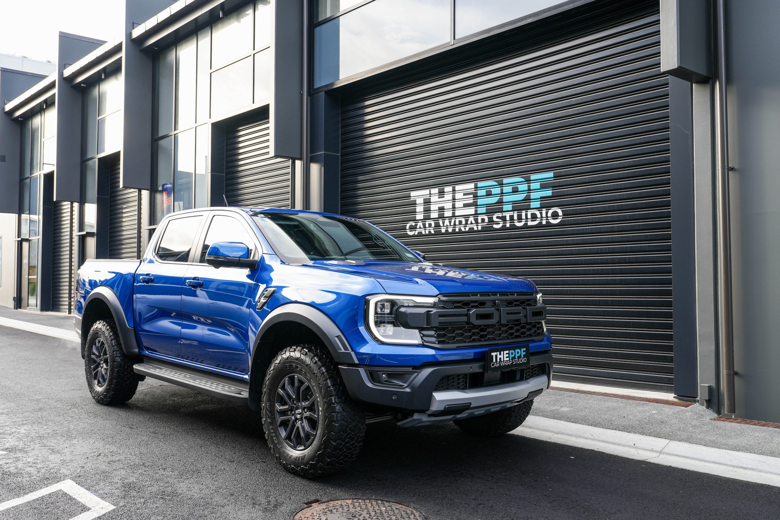 the ppf ford ranger raptor car paint protection film wrapping auckland