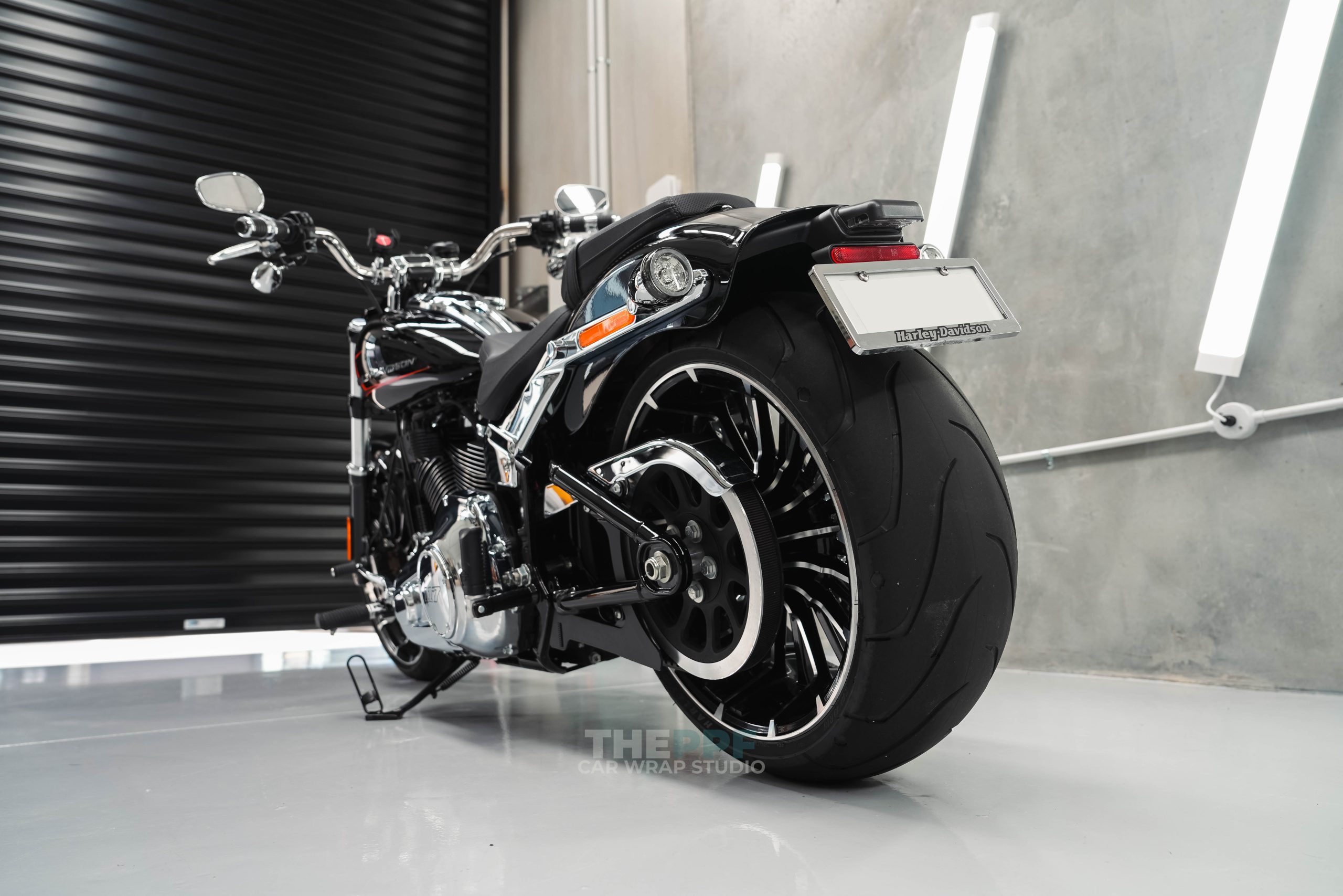 the ppf harley davidson motorbike paint protection film wrap auckland