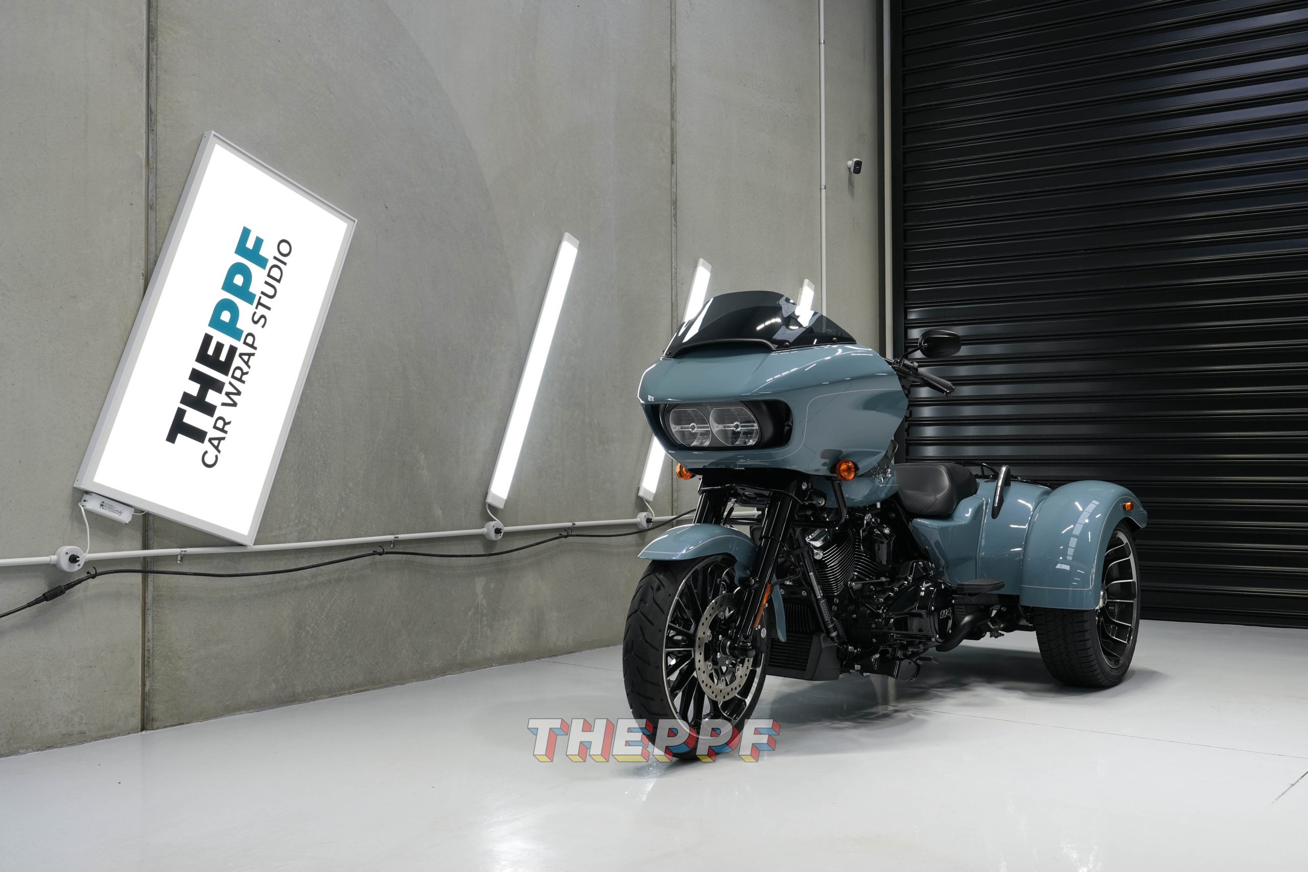 the ppf harley davidson trike motorcycles paint protection film wrap auckland