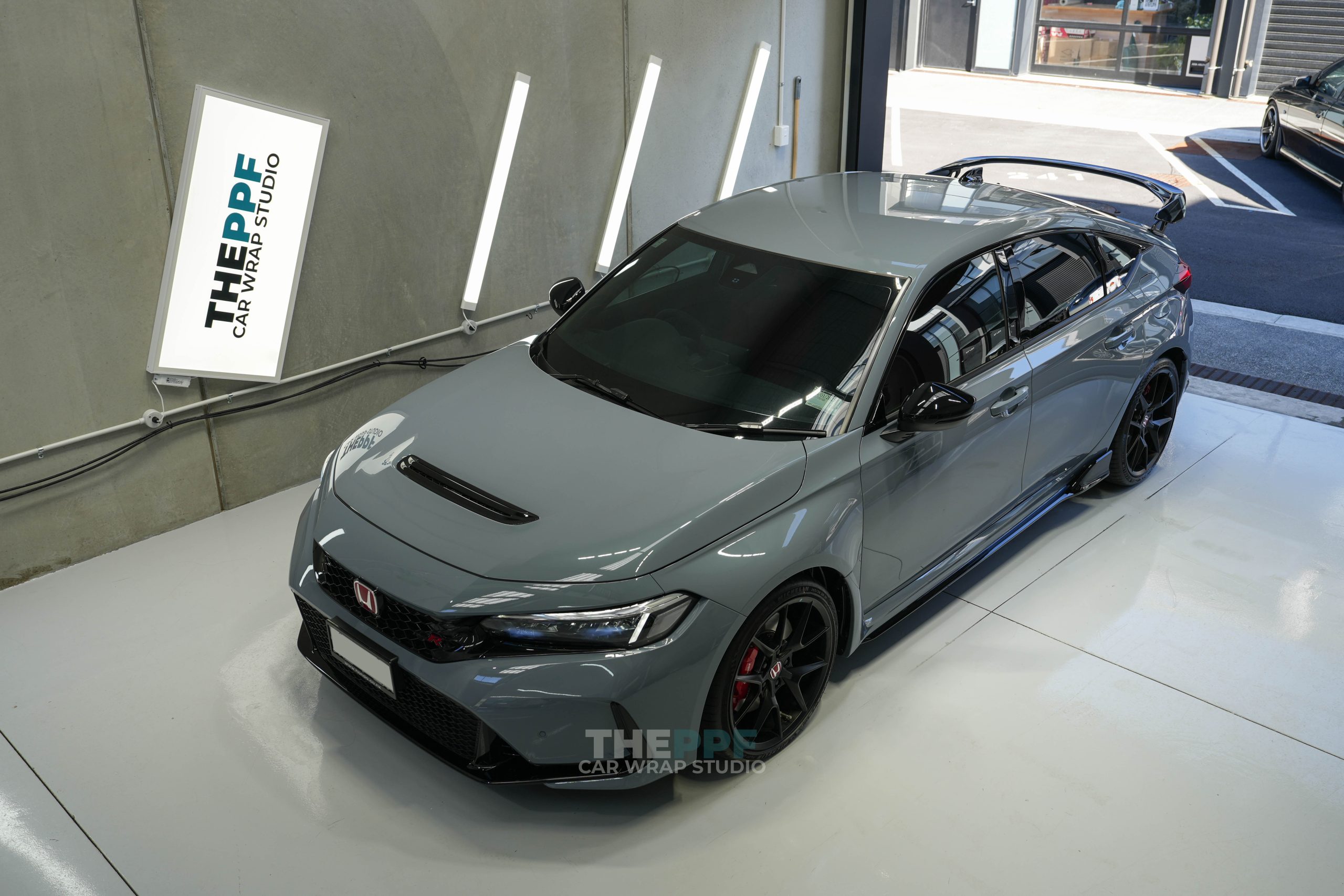 the ppf honda civic type r car paint protection film wrapping auckland