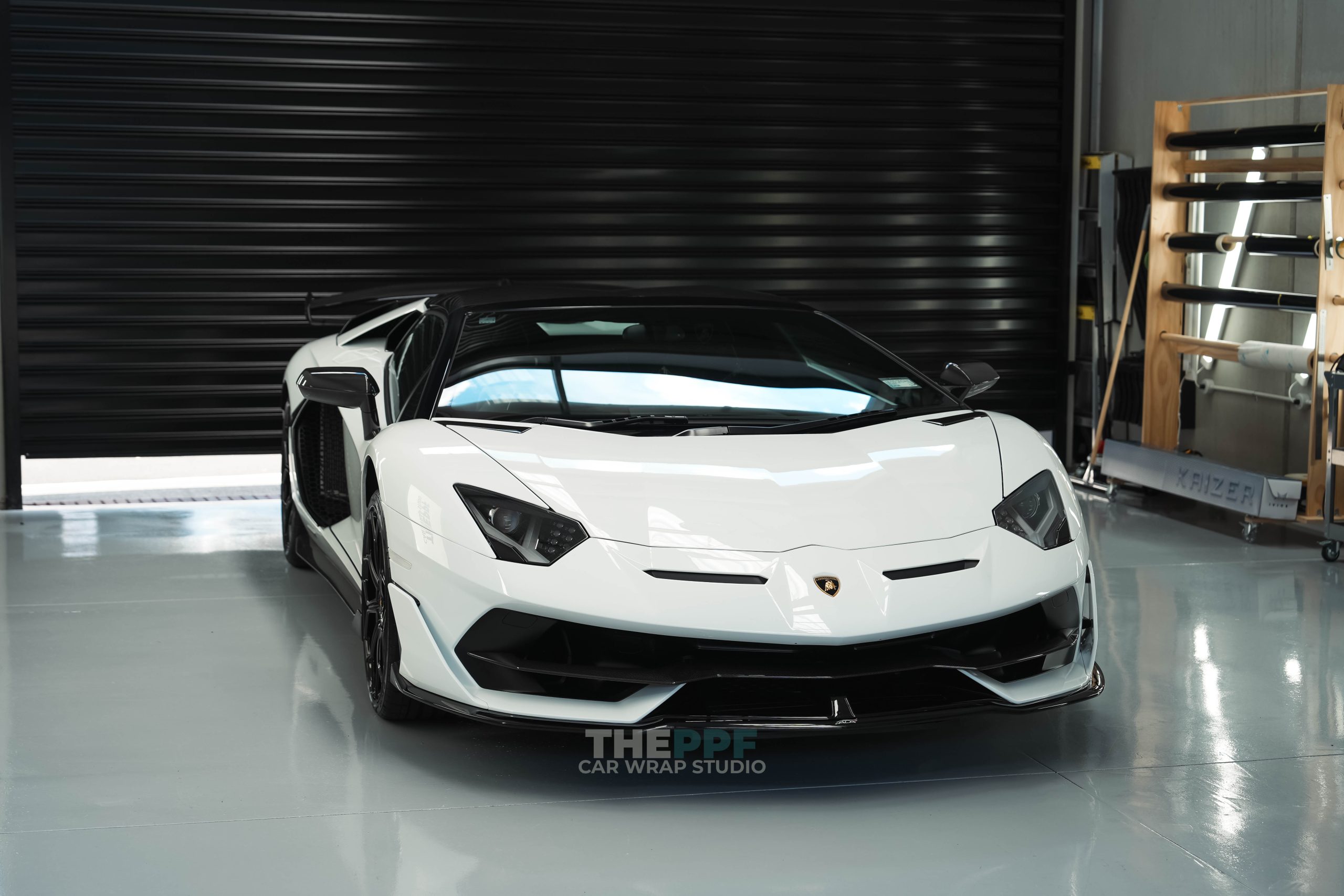 the ppf lamborghini aventador svj super car paint protection film wrapping auckland new zealand