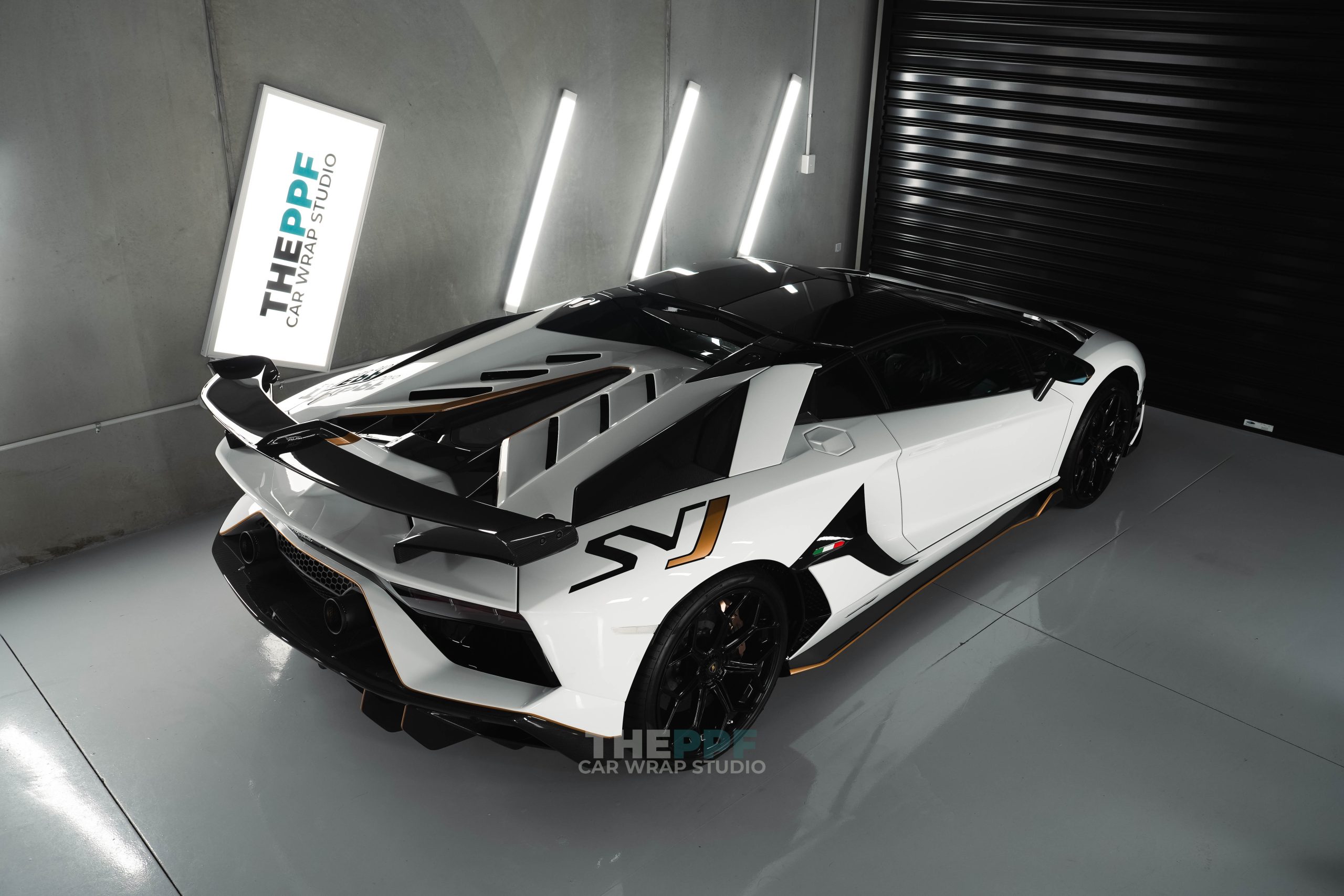 the ppf lamborghini aventador svj super car paint protection film wrapping auckland new zealand