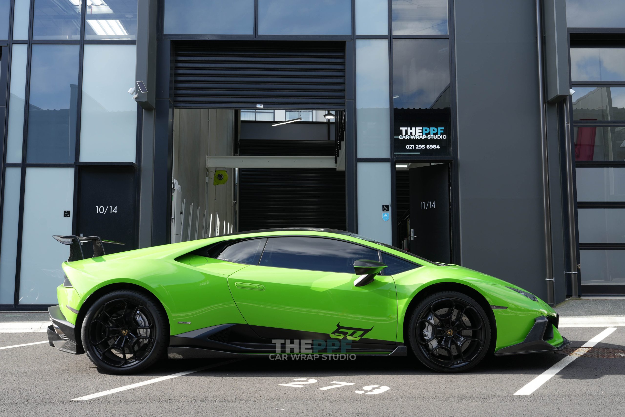 the ppf lamborghini huracan 60th anniversary decal auckland new zealand