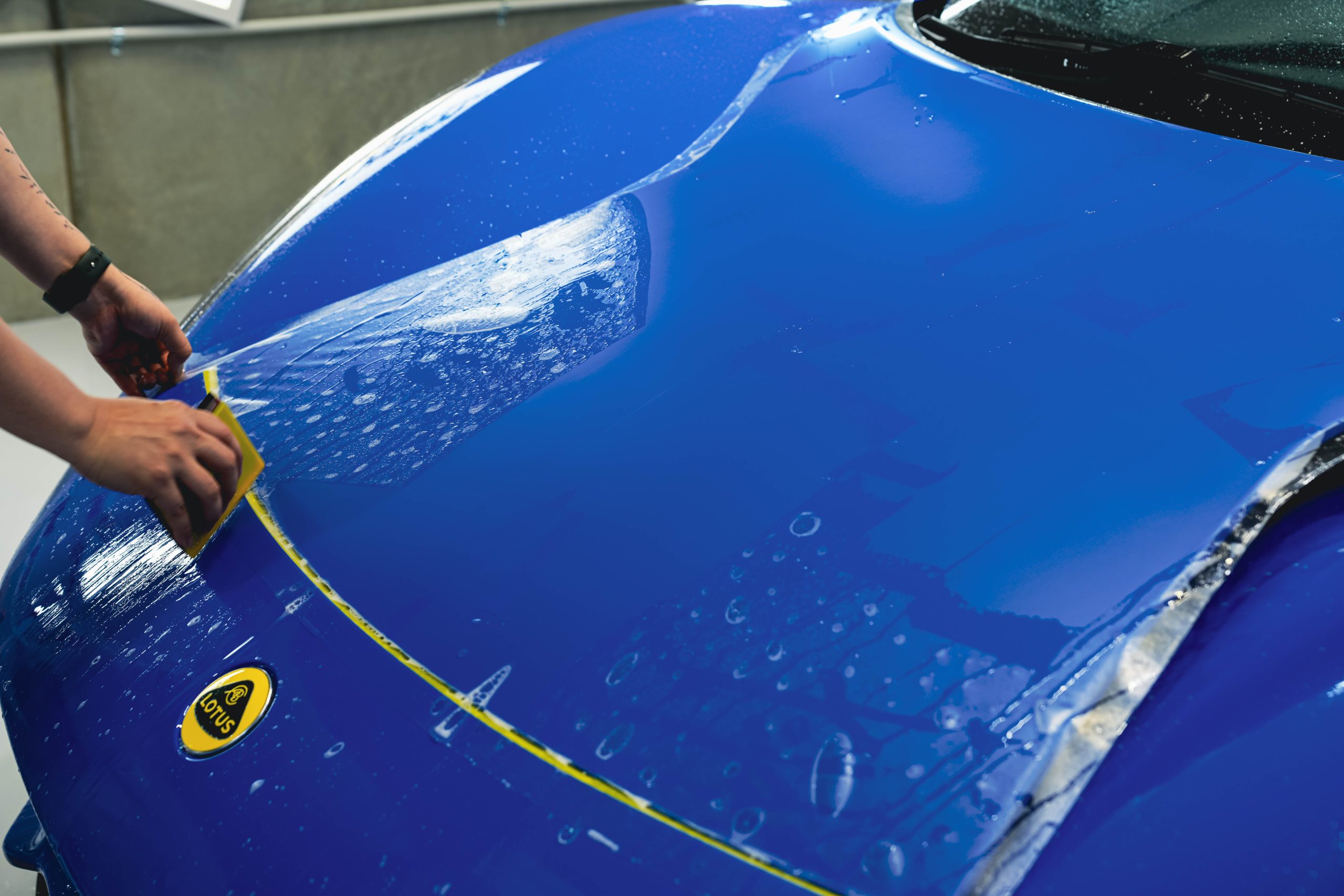 the ppf lotus emira car paint protection film wrap auckland