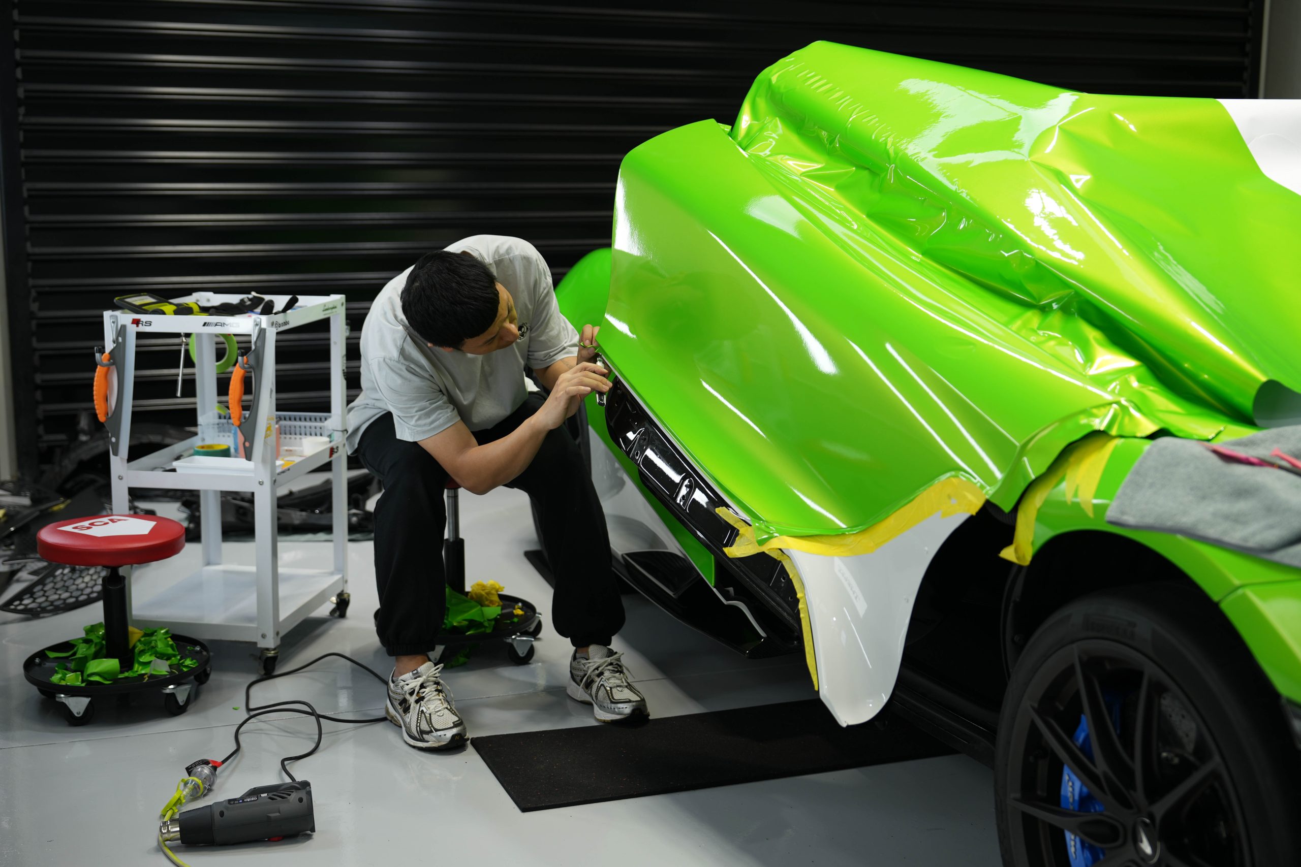 the ppf mclaren car vehicle color wrapping auckland