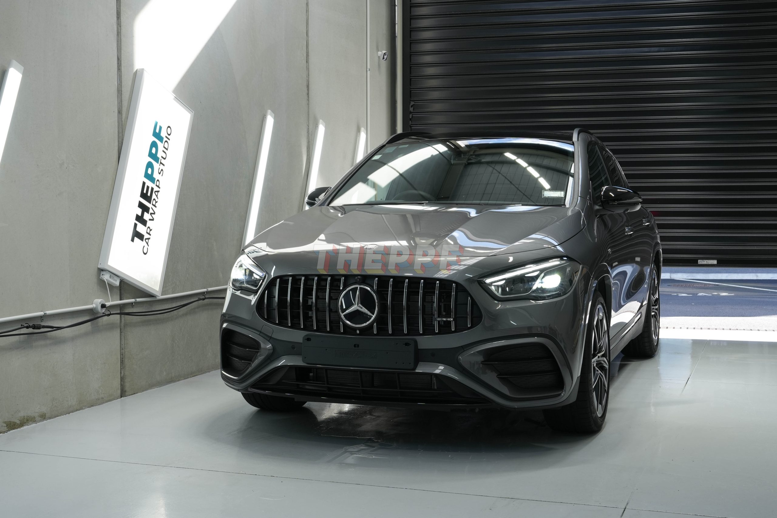 the ppf mercedes gla 35 amg car paint protection film wrap auckland-09814