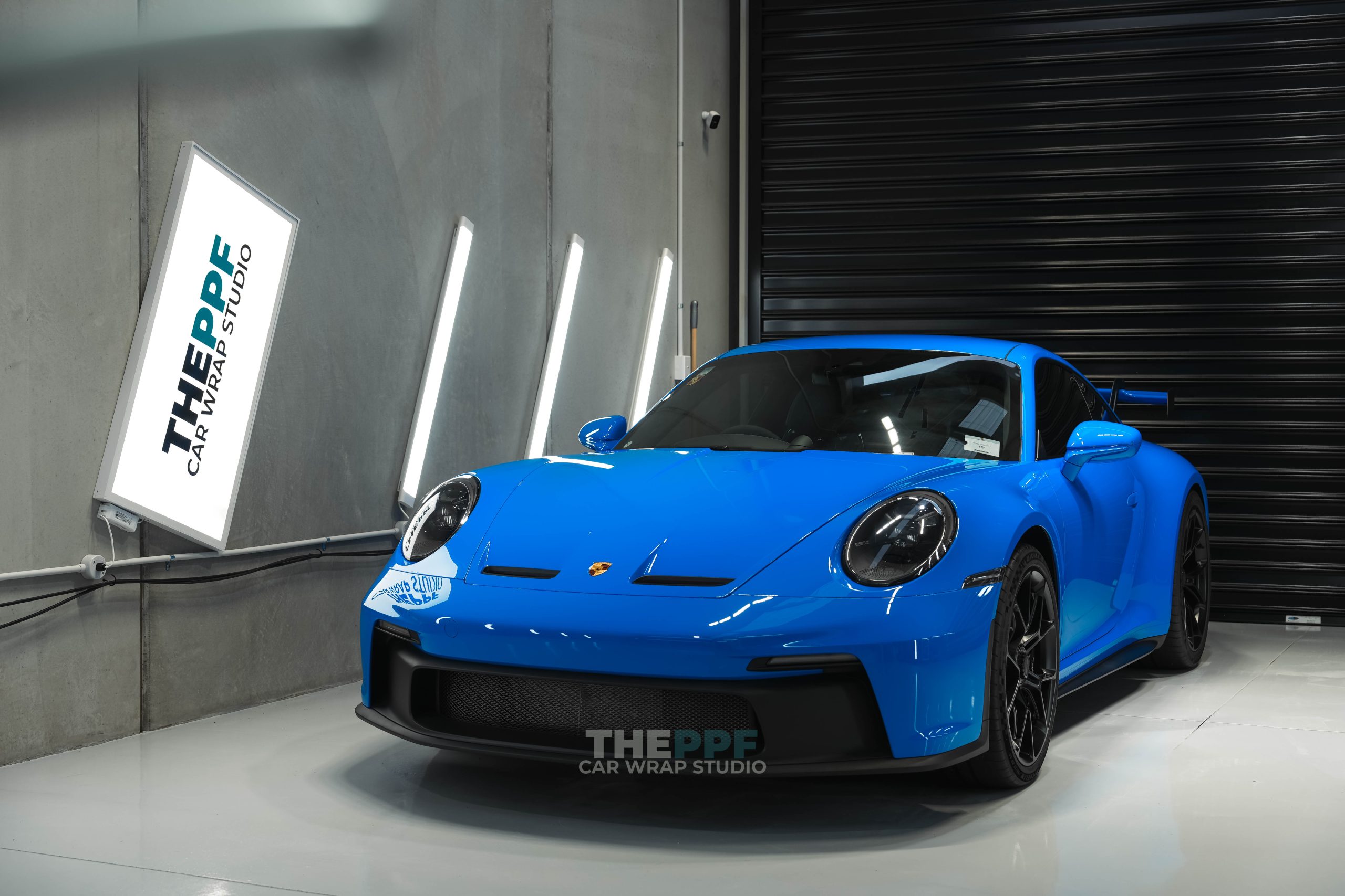 the ppf porsche 992 gt3 car paint protection film wrapping auckland new zealand