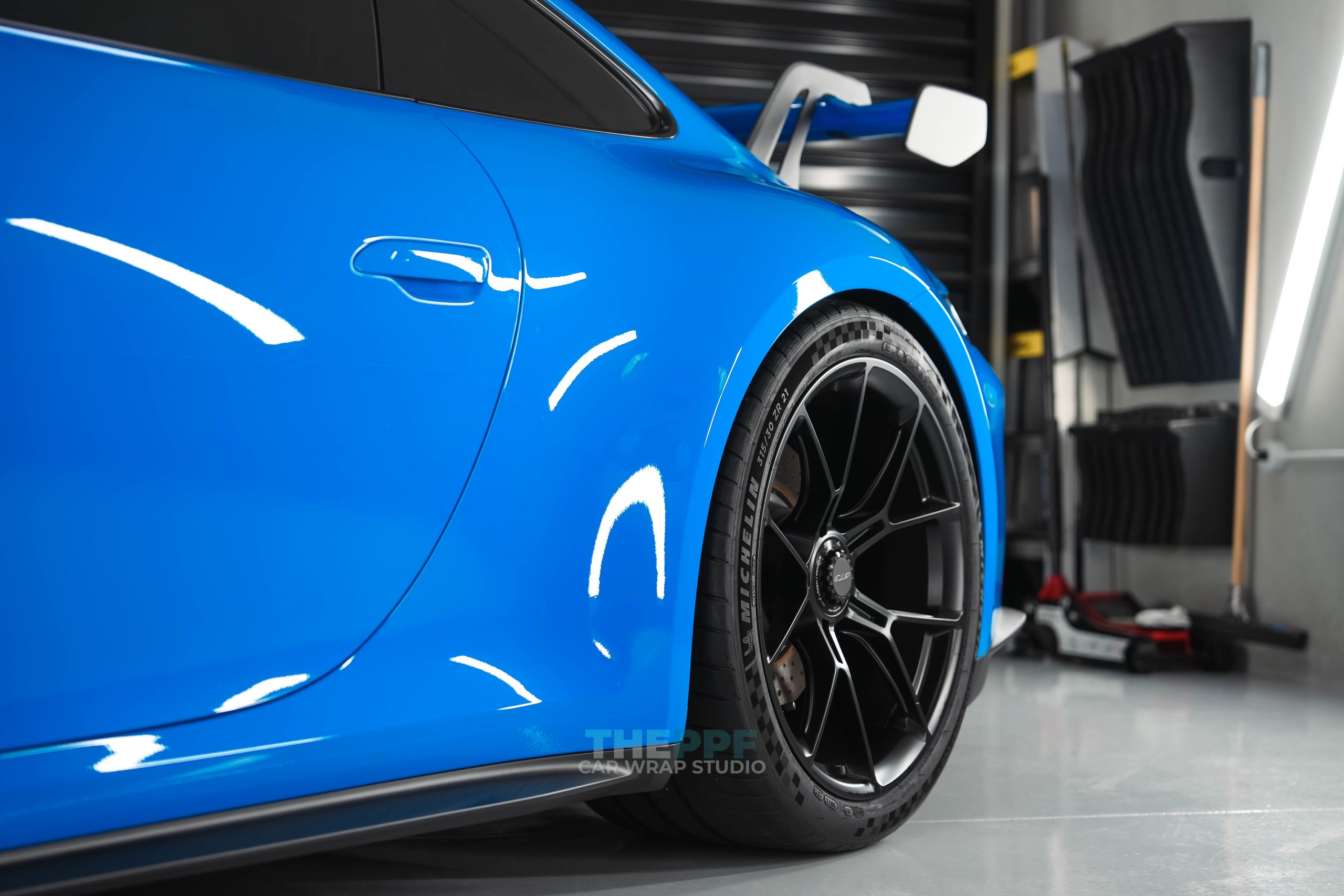 the ppf porsche 992 gt3 car paint protection film wrapping auckland new zealand