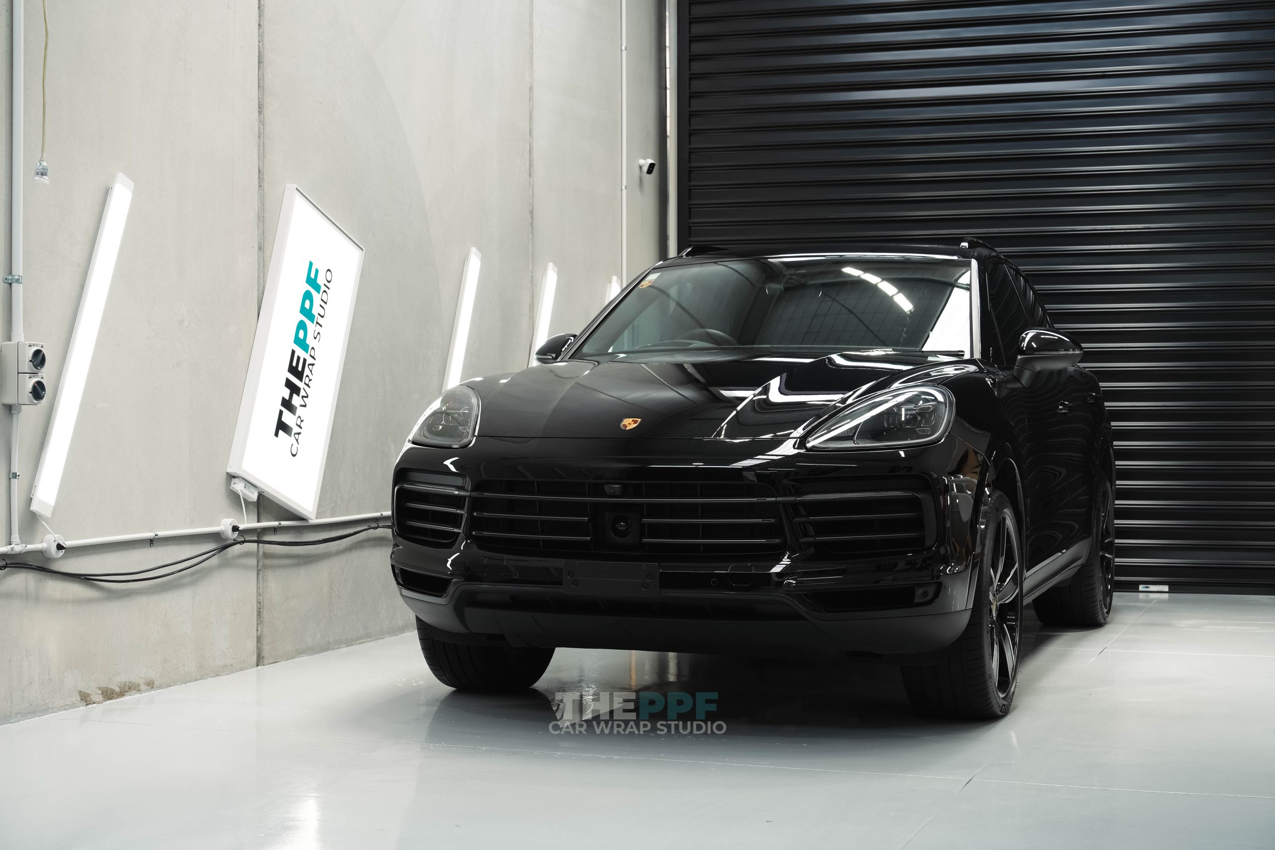 the ppf porsche cayenne car paint protection film wrapping auckland