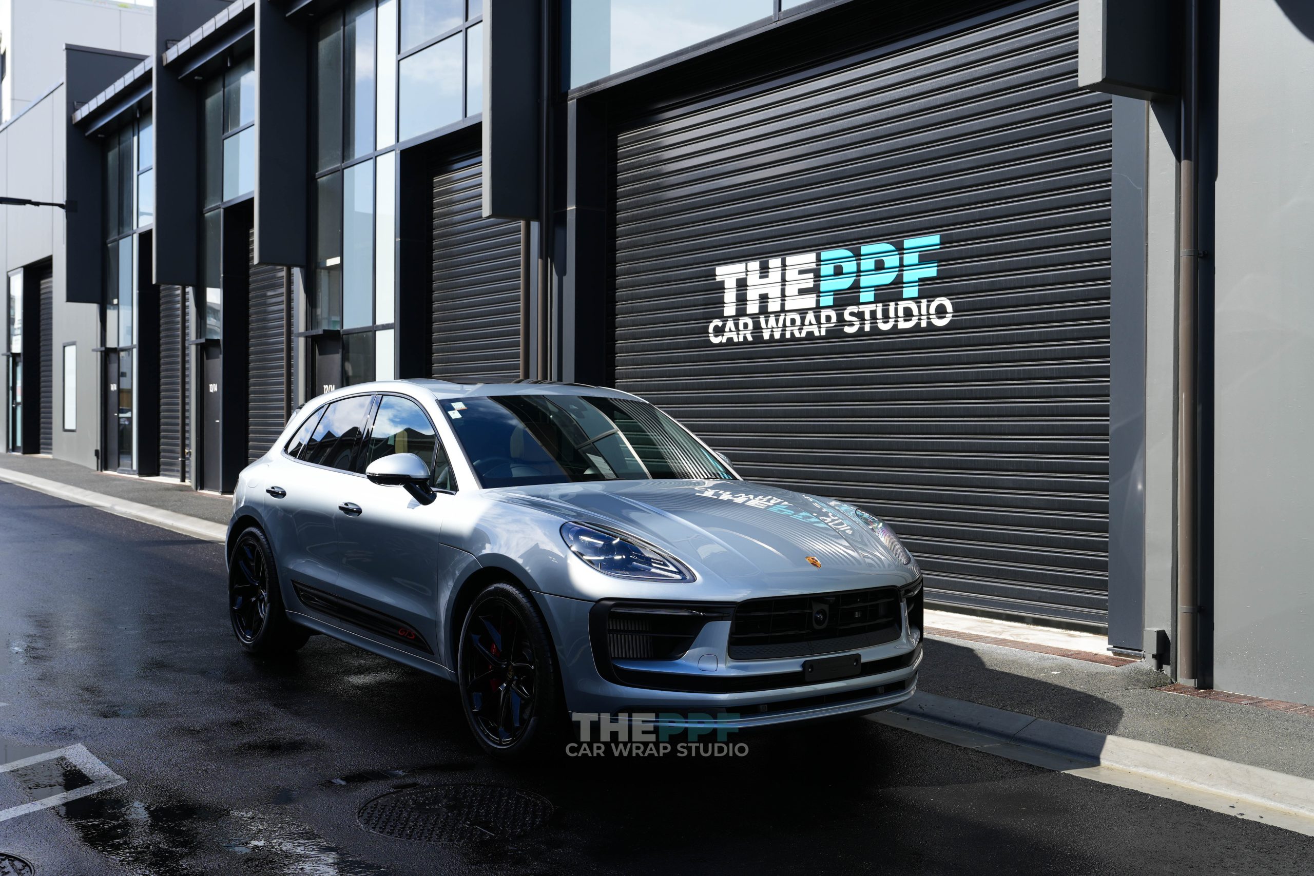 the ppf porsche macan gts paint protection film wrap auckland