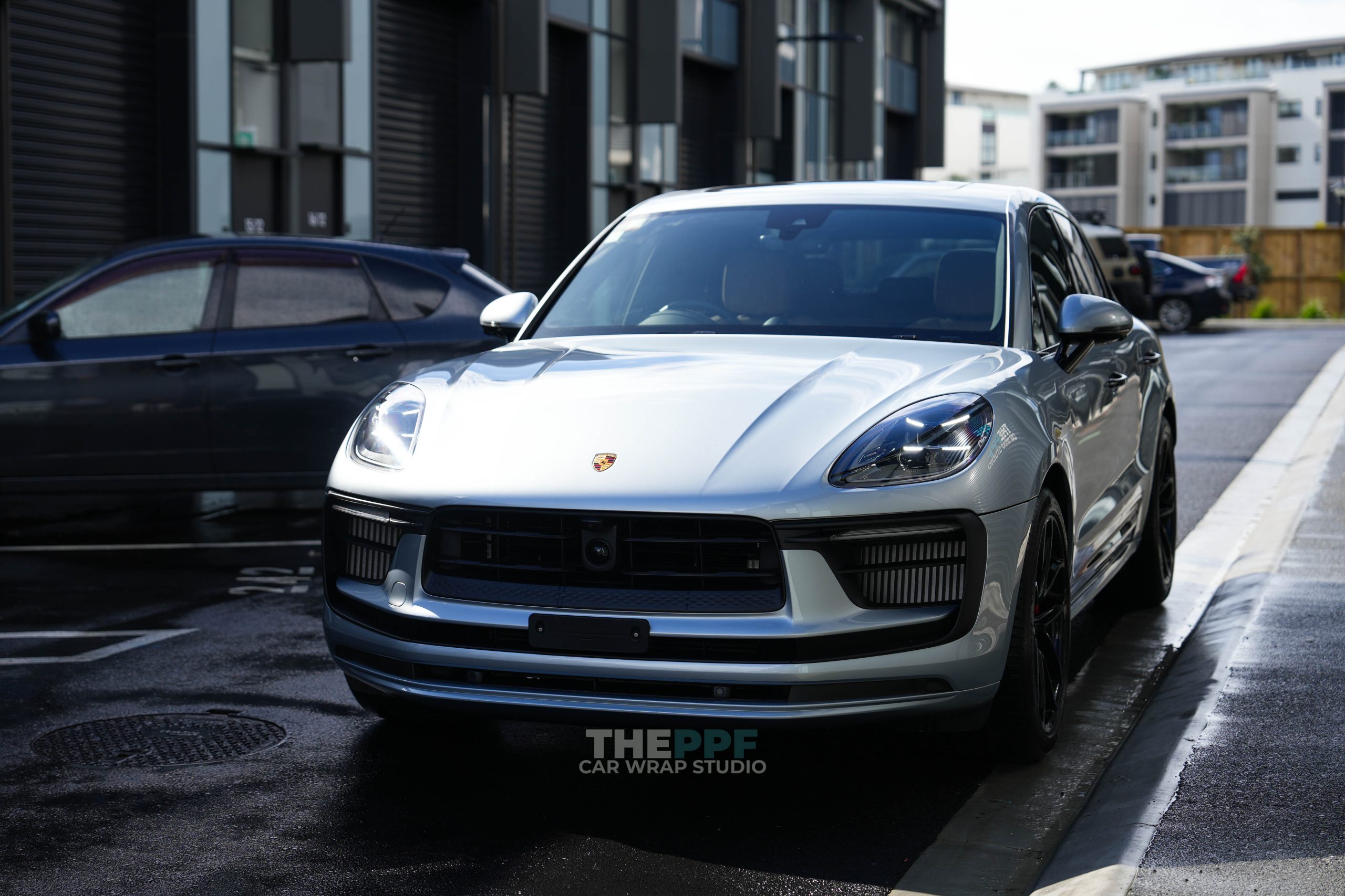 the ppf porsche macan gts paint protection film wrap auckland