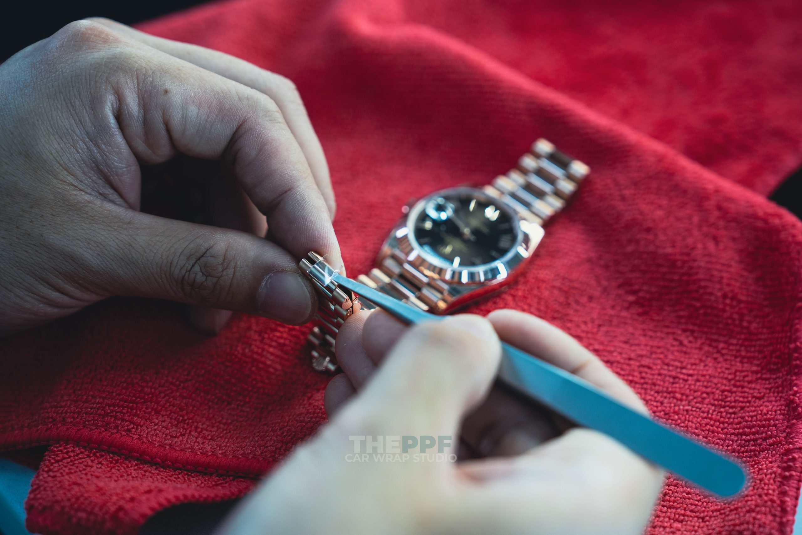 the ppf rolex daydate watch protection film wrap auckland