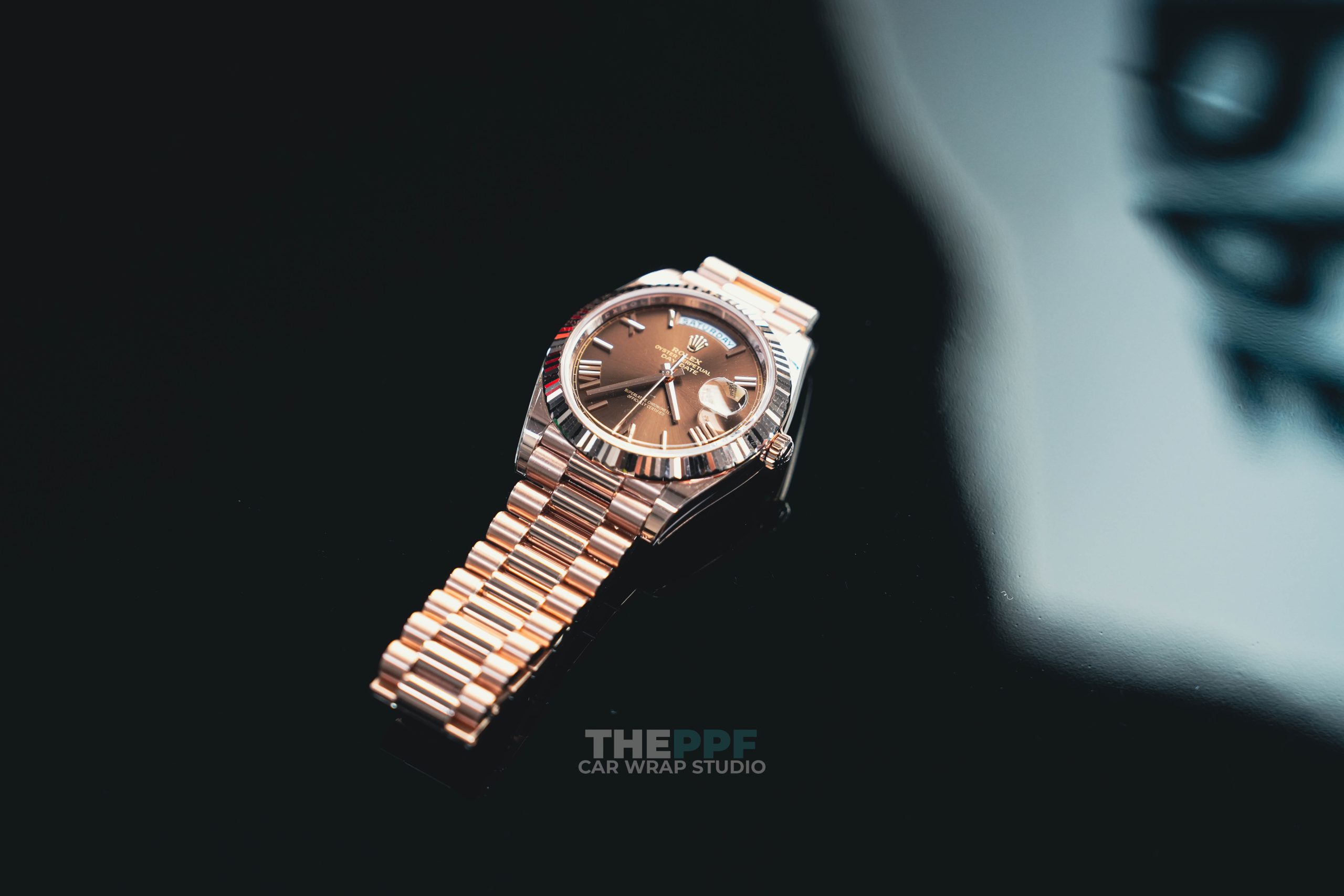 the ppf rolex daydate watch protection film wrap auckland