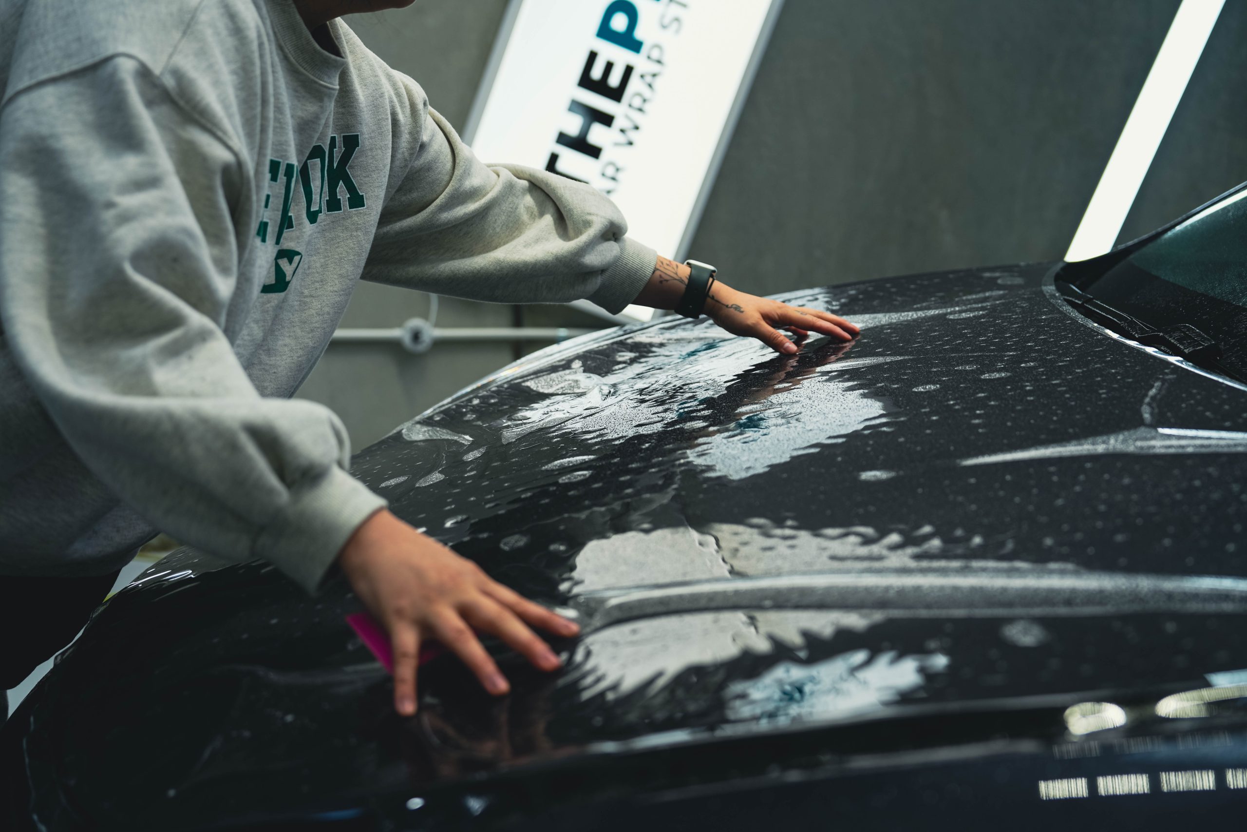 the ppf tesla car paint protection wrap auckland