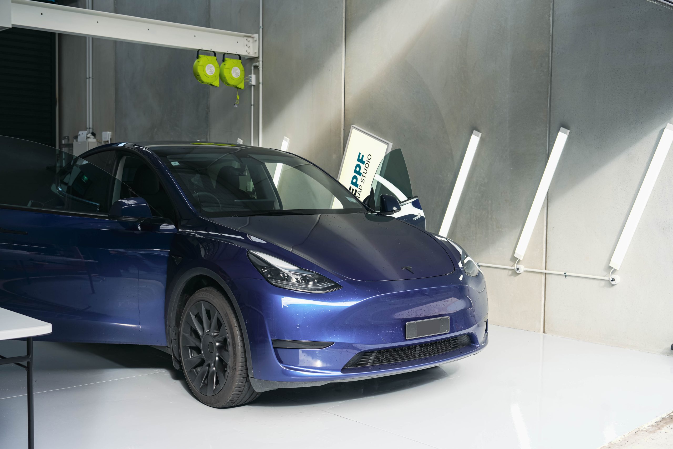 the ppf tesla model y window tinting auckland